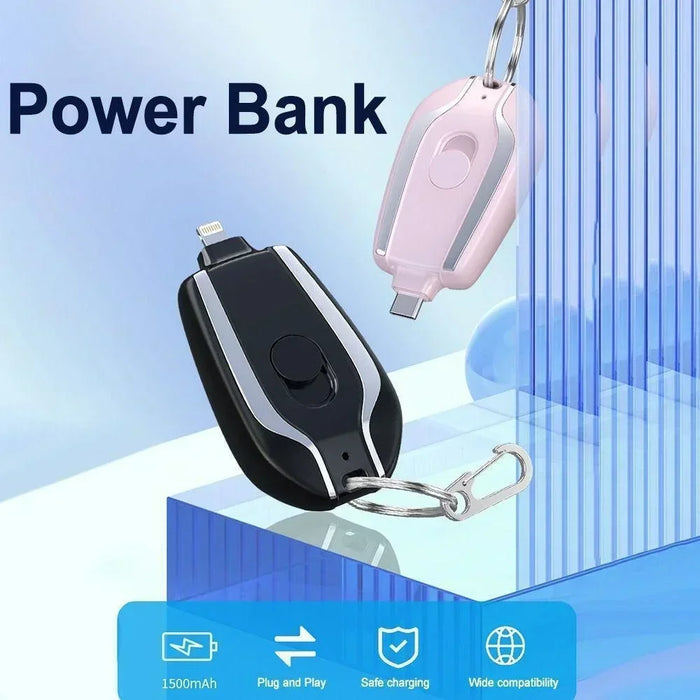 Portable Mini Keychain Power Bank