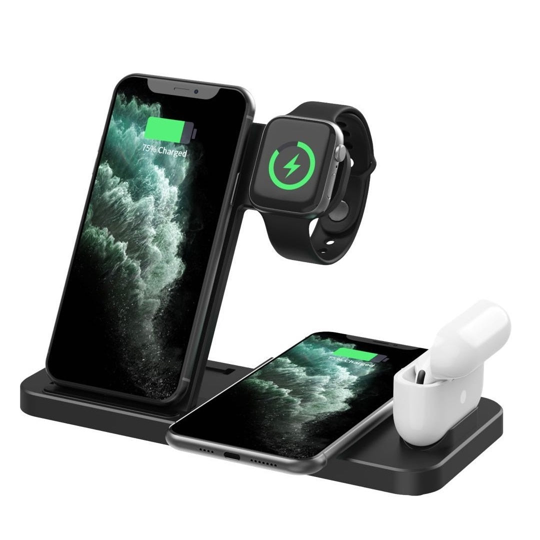 15W 4 in 1 Fast Wireless Charger - Scurtech